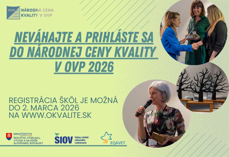 prihlasenie do Národnej ceny kvality 2026